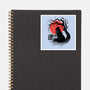 Black Cat Kanji-none glossy sticker-fanfabio