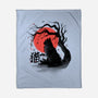 Black Cat Kanji-none fleece blanket-fanfabio