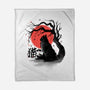 Black Cat Kanji-none fleece blanket-fanfabio