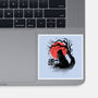 Black Cat Kanji-none glossy sticker-fanfabio
