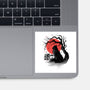 Black Cat Kanji-none glossy sticker-fanfabio