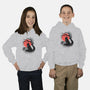 Black Cat Kanji-youth pullover sweatshirt-fanfabio