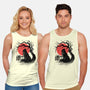 Black Cat Kanji-unisex basic tank-fanfabio