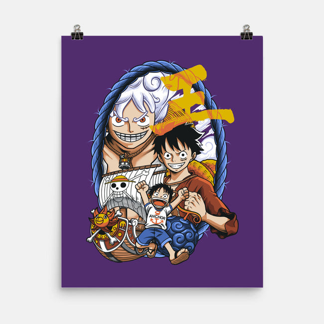 Evolution Of A Pirate-none matte poster-Badbone Collections