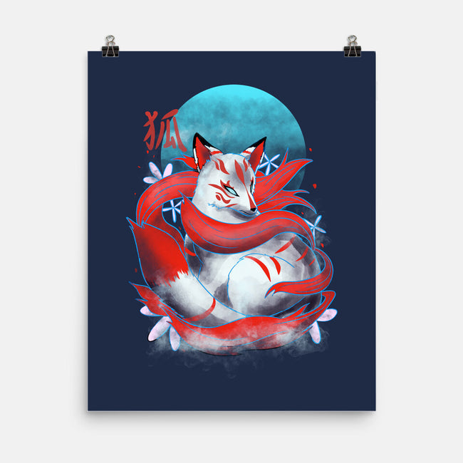 Kitsune Fox-none matte poster-fanfabio