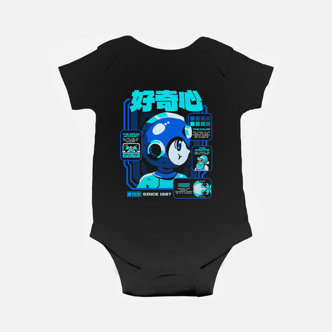Game Facts Robot-baby basic onesie-Sketchdemao