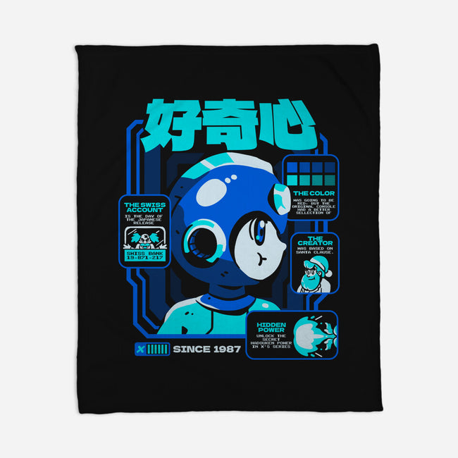 Game Facts Robot-none fleece blanket-Sketchdemao