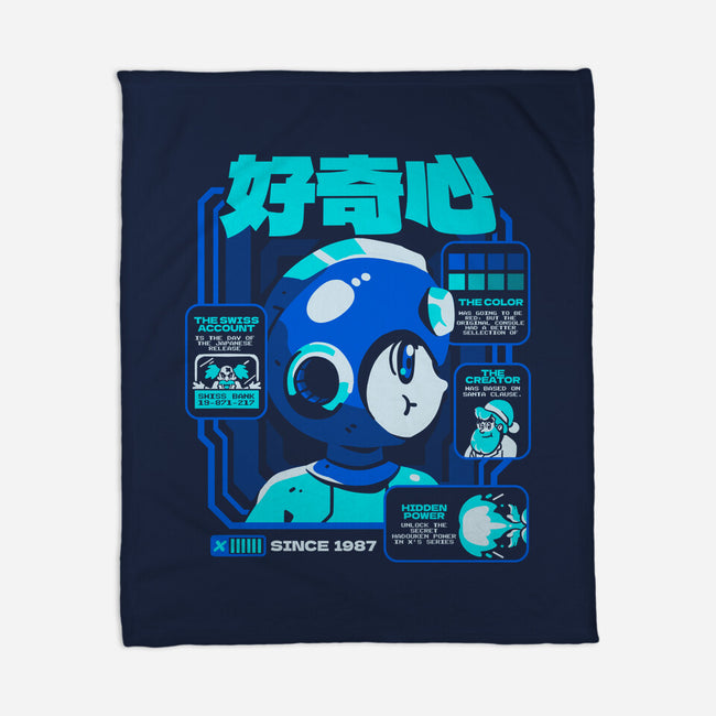 Game Facts Robot-none fleece blanket-Sketchdemao