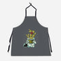 Astronaut Cactus Succulent-unisex kitchen apron-tobefonseca