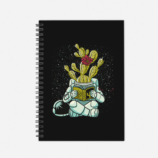 Astronaut Cactus Succulent-none dot grid notebook-tobefonseca