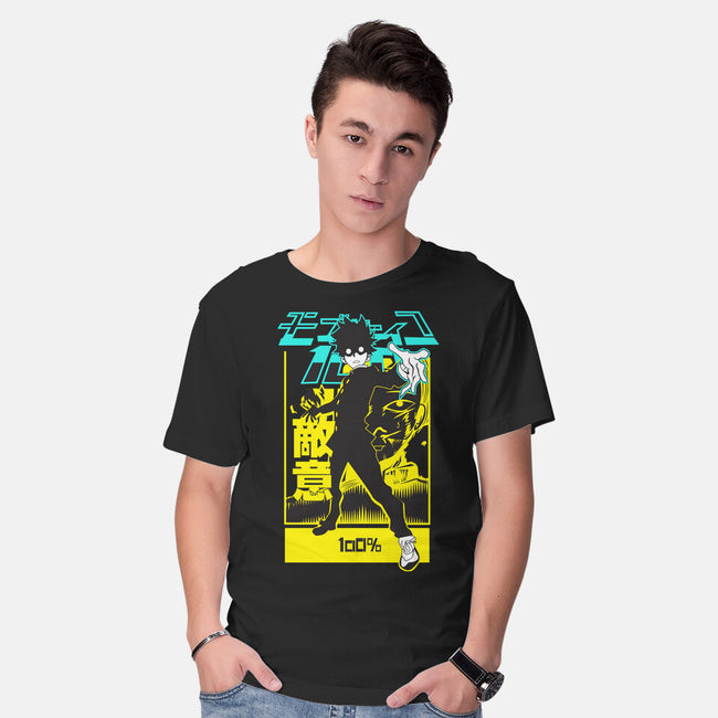 Mob Psycho 100-mens basic tee-Rudy