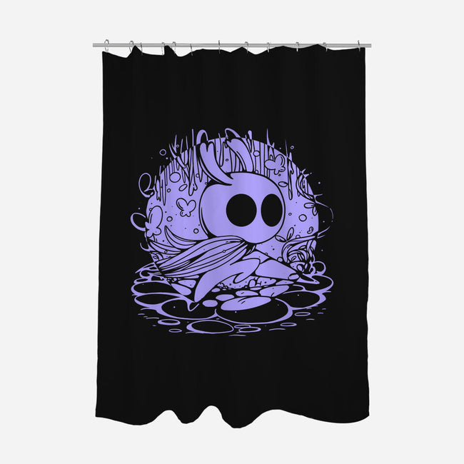 Hollow Light-none polyester shower curtain-estudiofitas