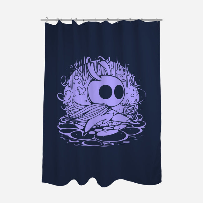 Hollow Light-none polyester shower curtain-estudiofitas
