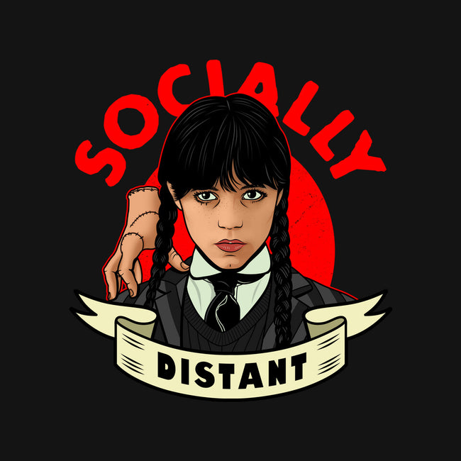 Socially Distant Goth Girl-youth basic tee-Boggs Nicolas