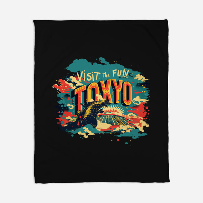 Visit Tokyo-none fleece blanket-kharmazero