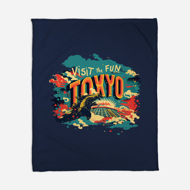 Visit Tokyo-none fleece blanket-kharmazero