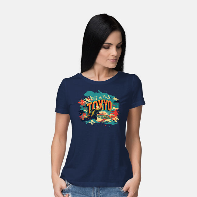 Visit Tokyo-womens basic tee-kharmazero