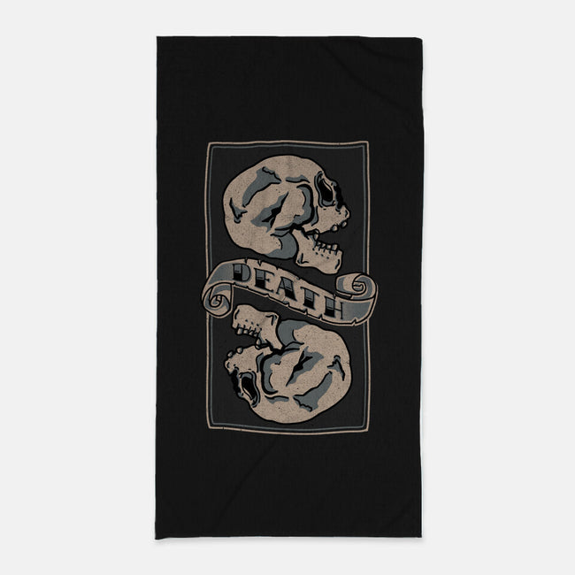 Death Comes For All-none beach towel-fanfreak1