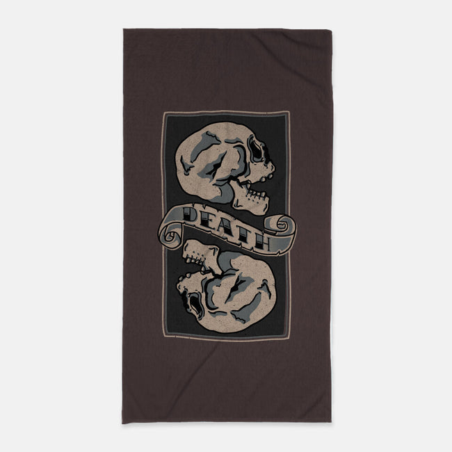 Death Comes For All-none beach towel-fanfreak1