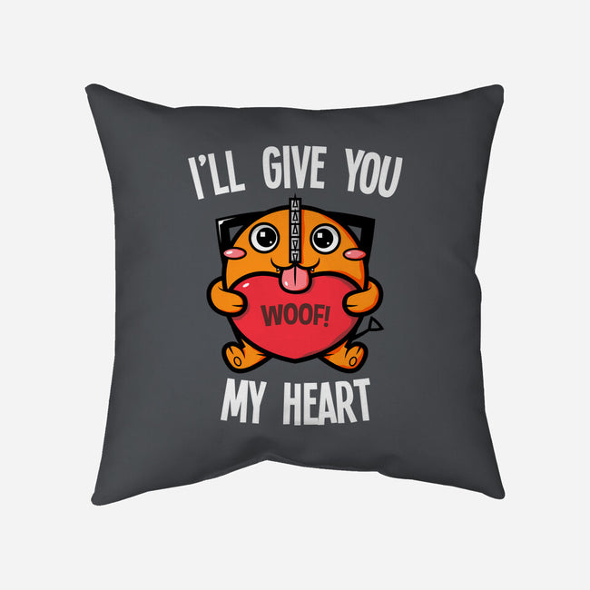 I'll Give You My Heart-none removable cover w insert throw pillow-krisren28