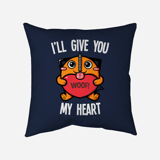 I'll Give You My Heart-none removable cover w insert throw pillow-krisren28