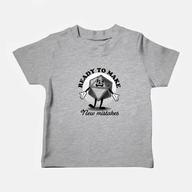 New Mistakes-baby basic tee-The Inked Smith