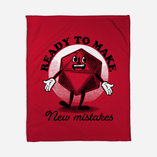 New Mistakes-none fleece blanket-The Inked Smith