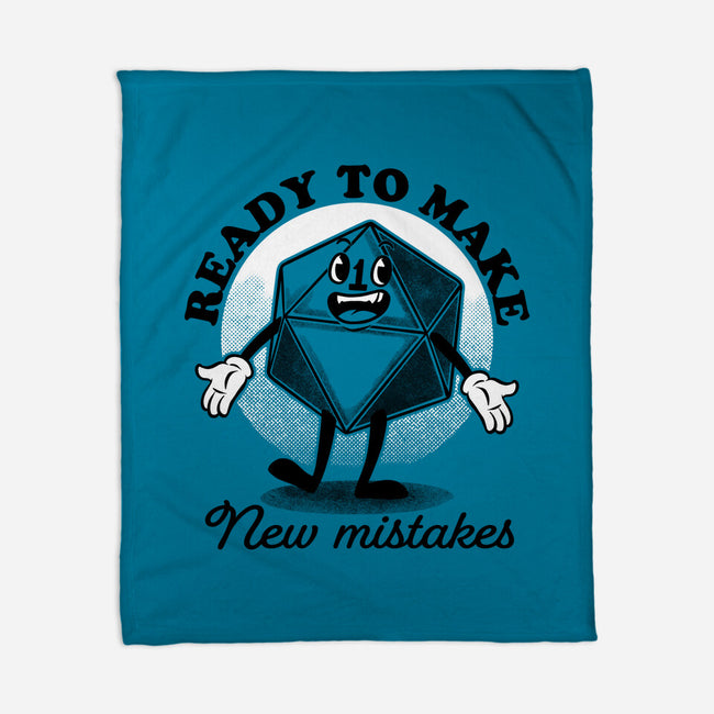 New Mistakes-none fleece blanket-The Inked Smith