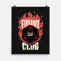 Fireball Club-none matte poster-The Inked Smith