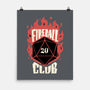 Fireball Club-none matte poster-The Inked Smith