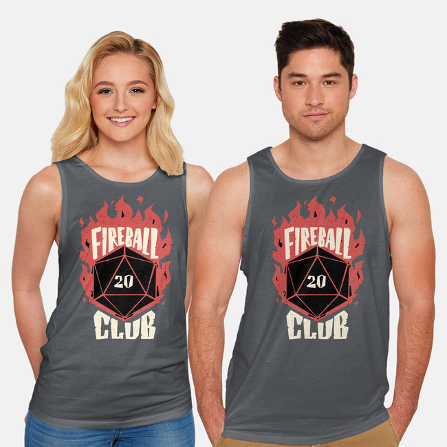 Fireball Club-unisex basic tank-The Inked Smith