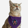 Gothic Portrait-cat adjustable pet collar-glitchygorilla
