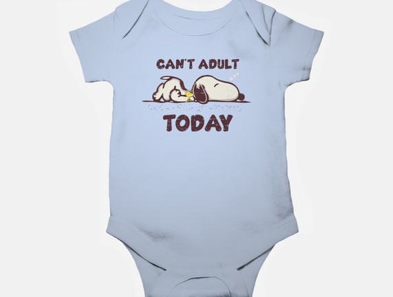 Snoopy Can't Adult