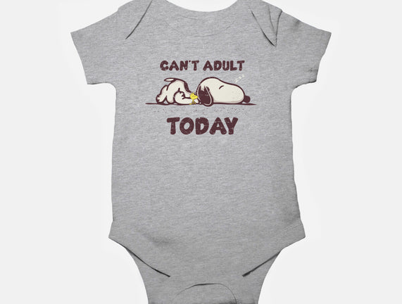 Snoopy Can't Adult