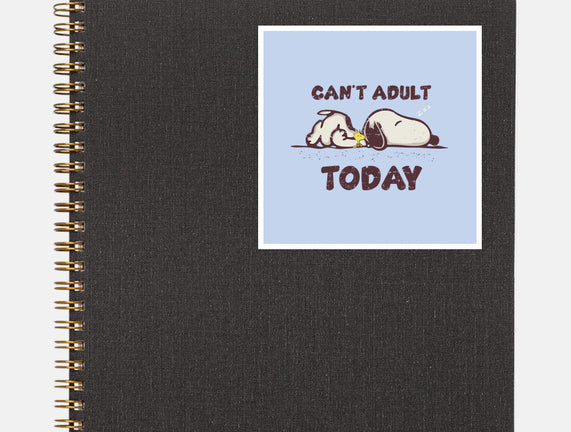 Snoopy Can't Adult