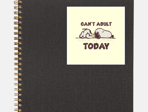 Snoopy Can't Adult