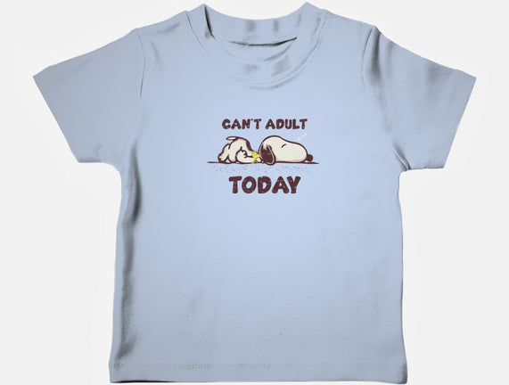 Snoopy Can't Adult