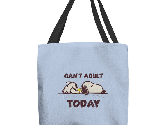 Snoopy Can't Adult