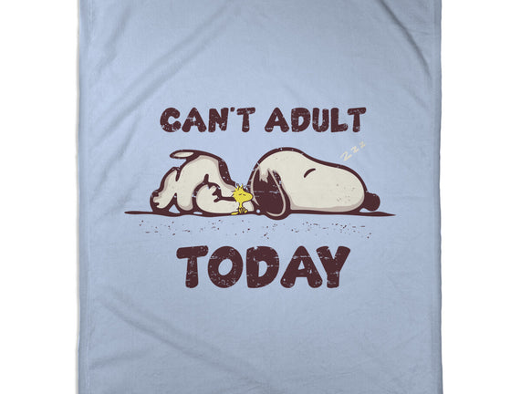 Snoopy Can't Adult