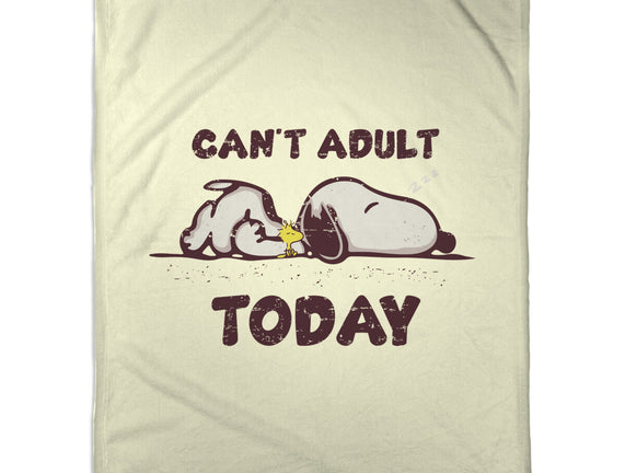 Snoopy Can't Adult