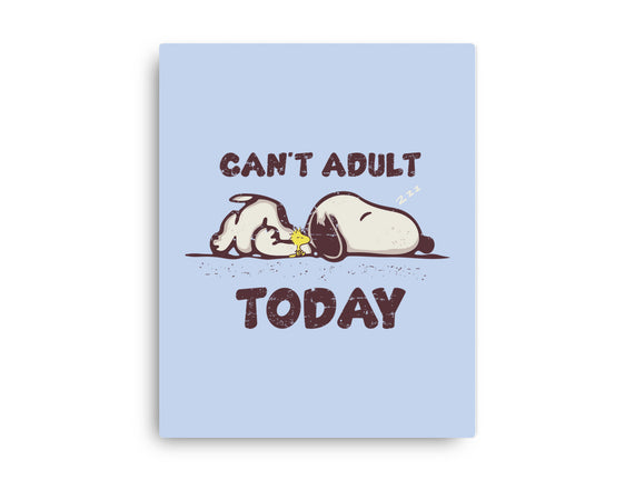 Snoopy Can't Adult
