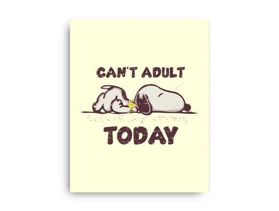 Snoopy Can't Adult