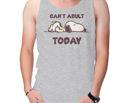 Snoopy Can't Adult