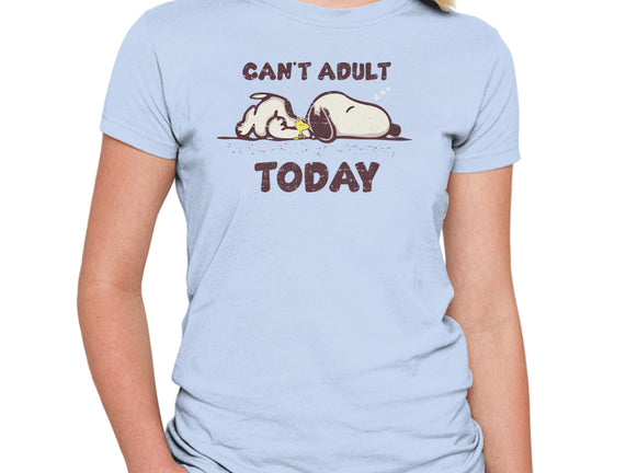 Snoopy Can't Adult