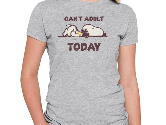 Snoopy Can't Adult
