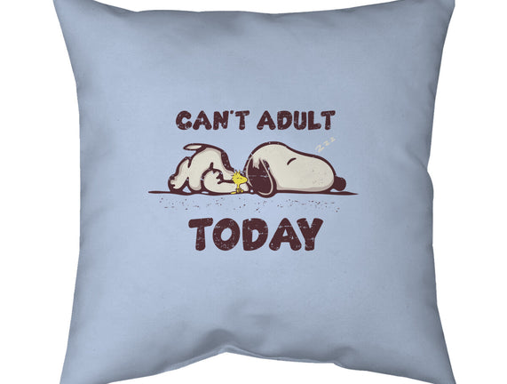 Snoopy Can't Adult
