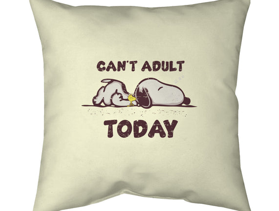 Snoopy Can't Adult
