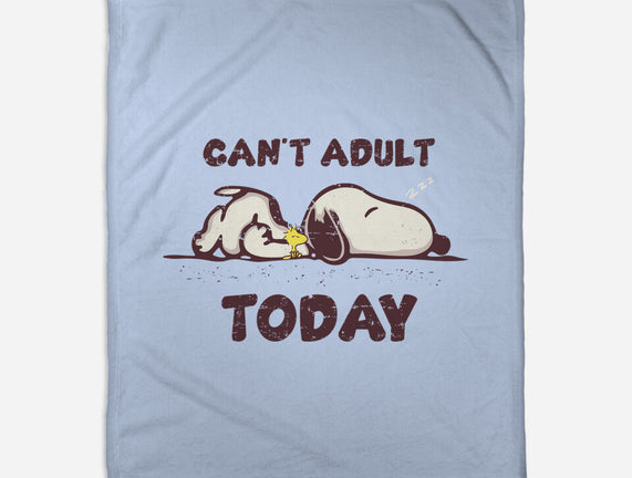 Snoopy Can't Adult