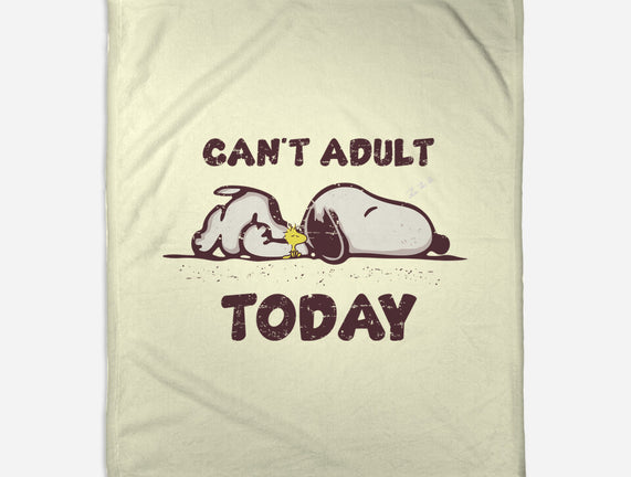 Snoopy Can't Adult