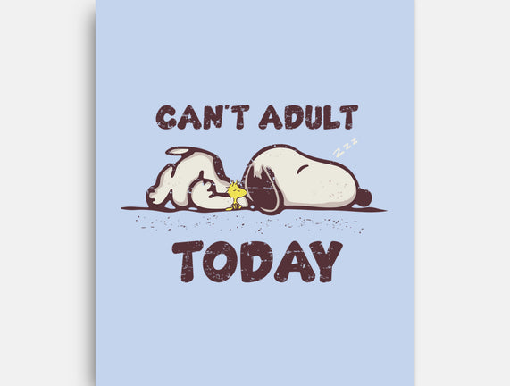 Snoopy Can't Adult